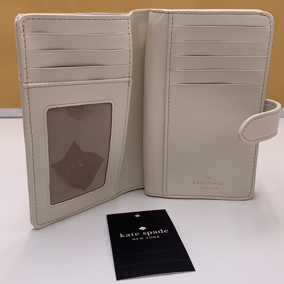 KATE SPADE Carey Medium Compact
Bifold Wallet Parchment Color - Picture 6 of 15